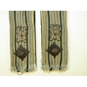 Wehrmacht admin for peace time - Oberzahlmeister in the reserve shoulder boards. Espenlaub militaria